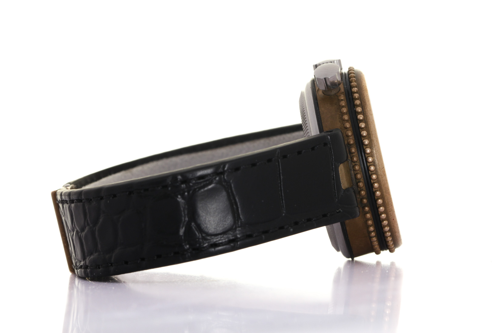 Gerald Genta, GEFICA, Bronze, Mother of Pearl, Chronograph, our Box & warranty, G2989