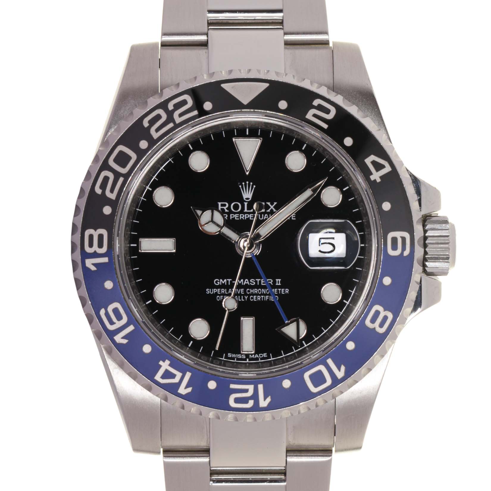 Rolex GMT Master II - ref:116710BLNR - SN:GS89XXXX - Original Box and Papers (9/2013)
