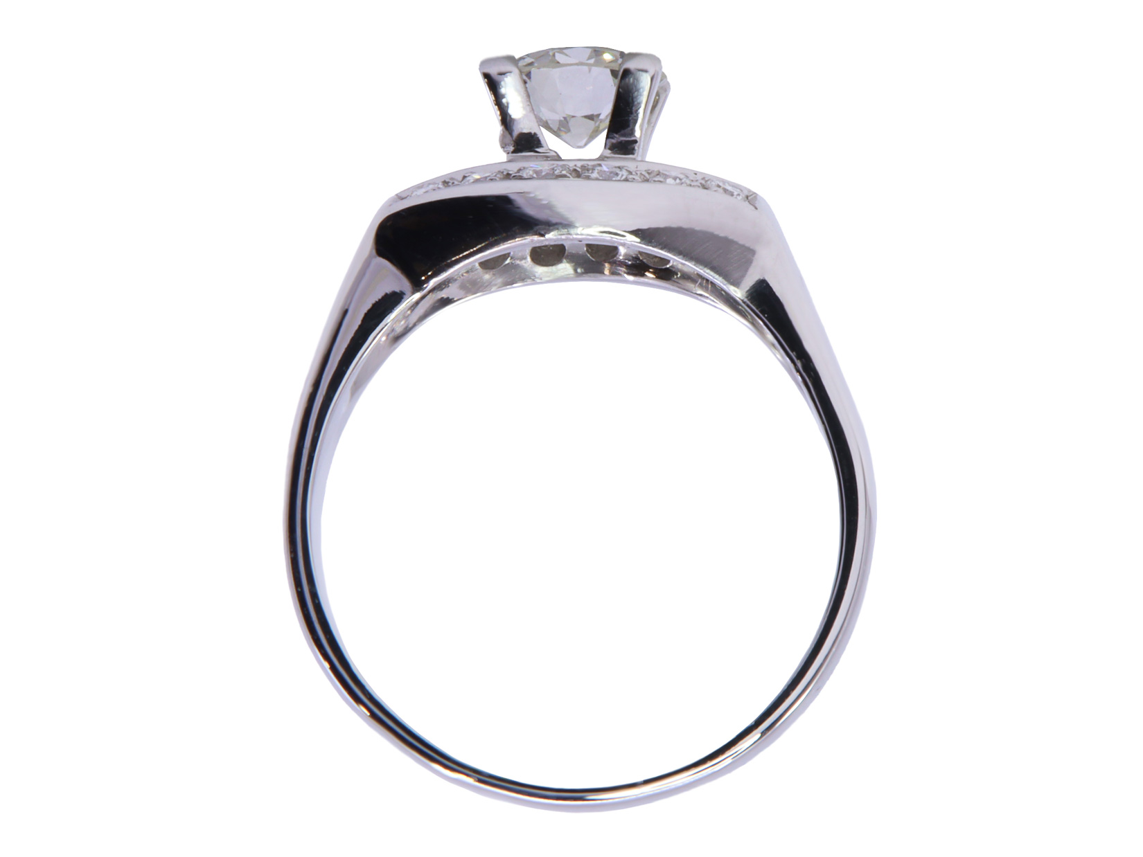 Diamante naturale taglio rotondo di carati 0.79