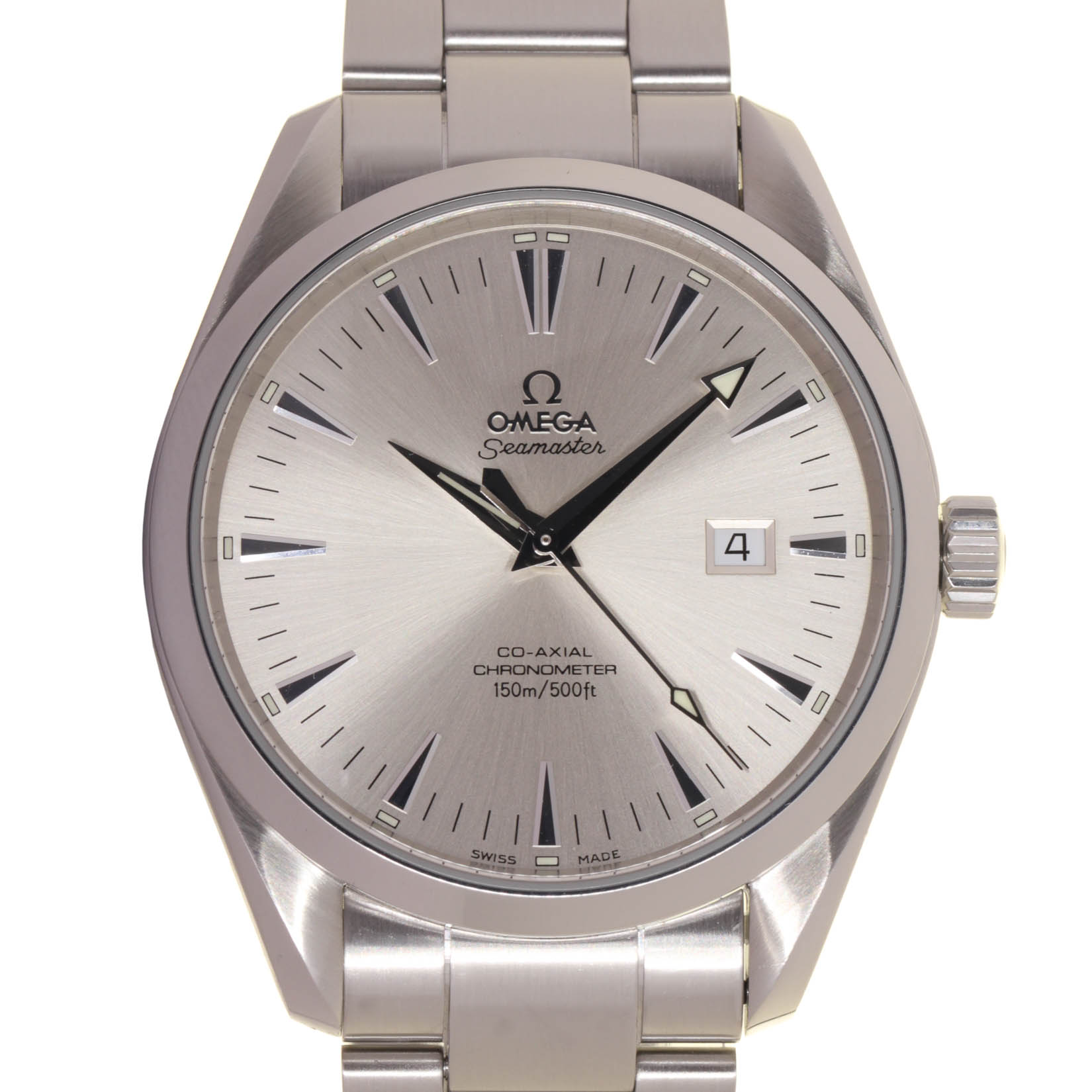 OMEGA SEA MASTER AQUA TERRA BIG SIZE, OMEGA BOX OUR WARRANTY, circa 2005