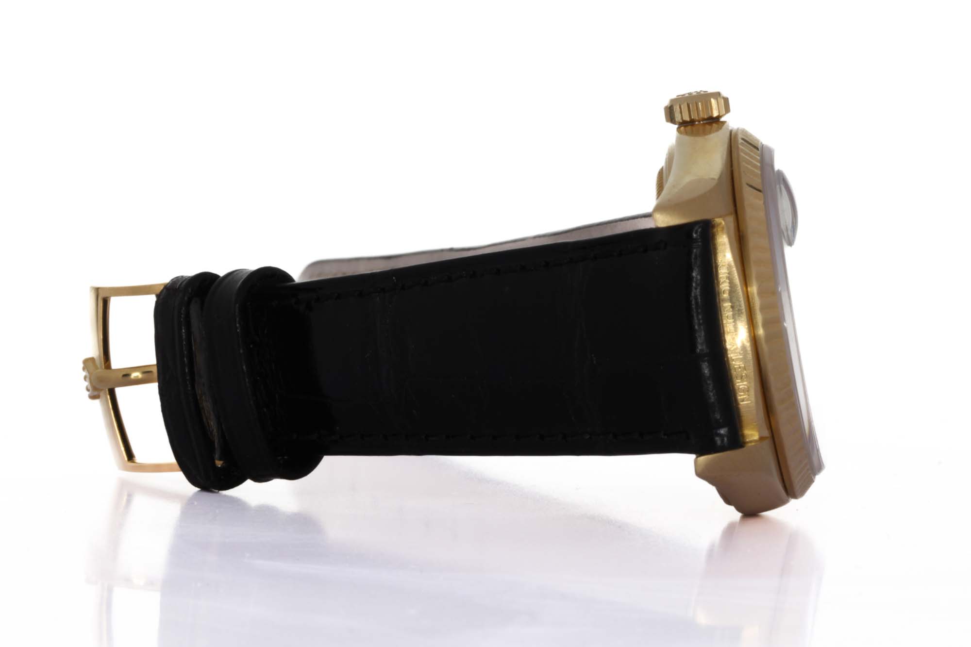 Rolex Oyster Perpetual Datejust 36 - Ref. 16018 - Ser. 707xxxx - 18kt. Yellow Gold Only Case - Rolex Box & Retailer Lab. Papers - Preowned