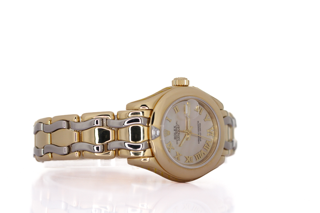 Rolex Lady-Datejust Pearlmaster Ref.69328 -Serial W056XXX -  ROLEX WARRANTY, BOX & ROLEX Service - 1998-Preowned