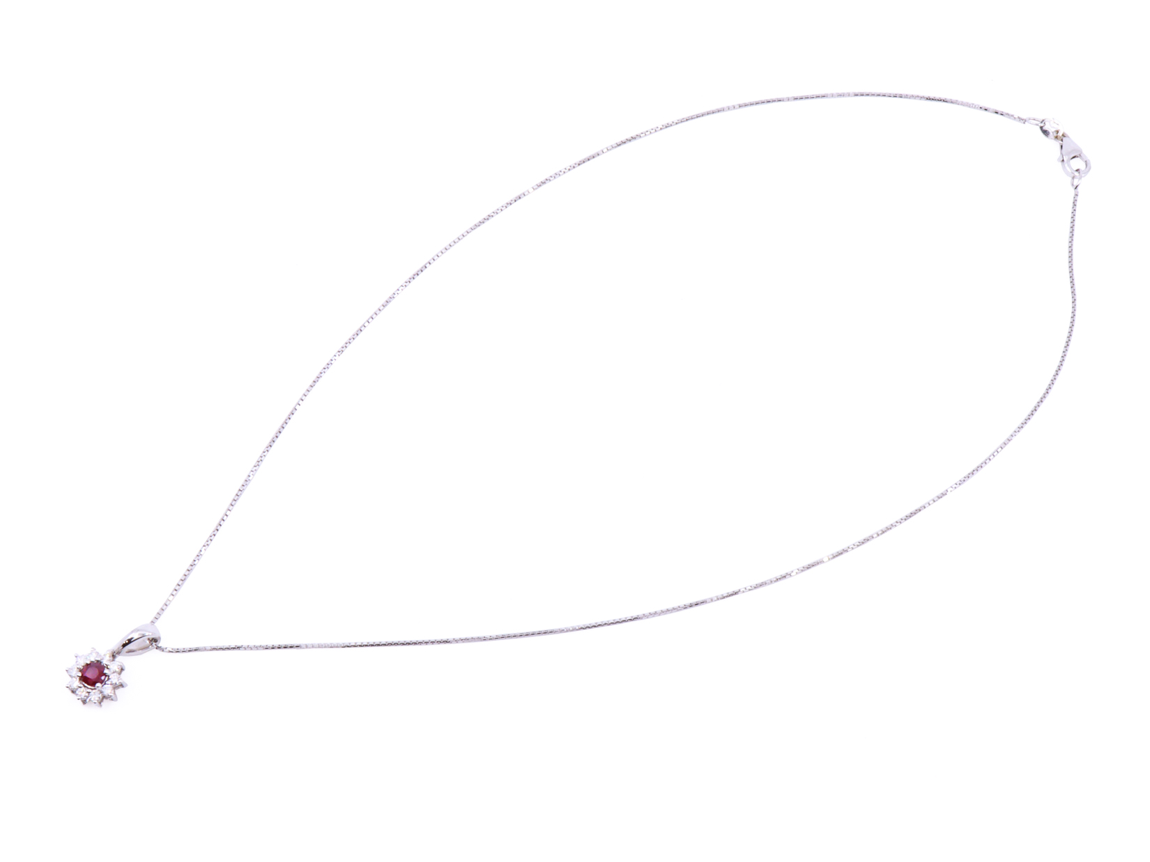 Pendente stella c/ rub e brill 0