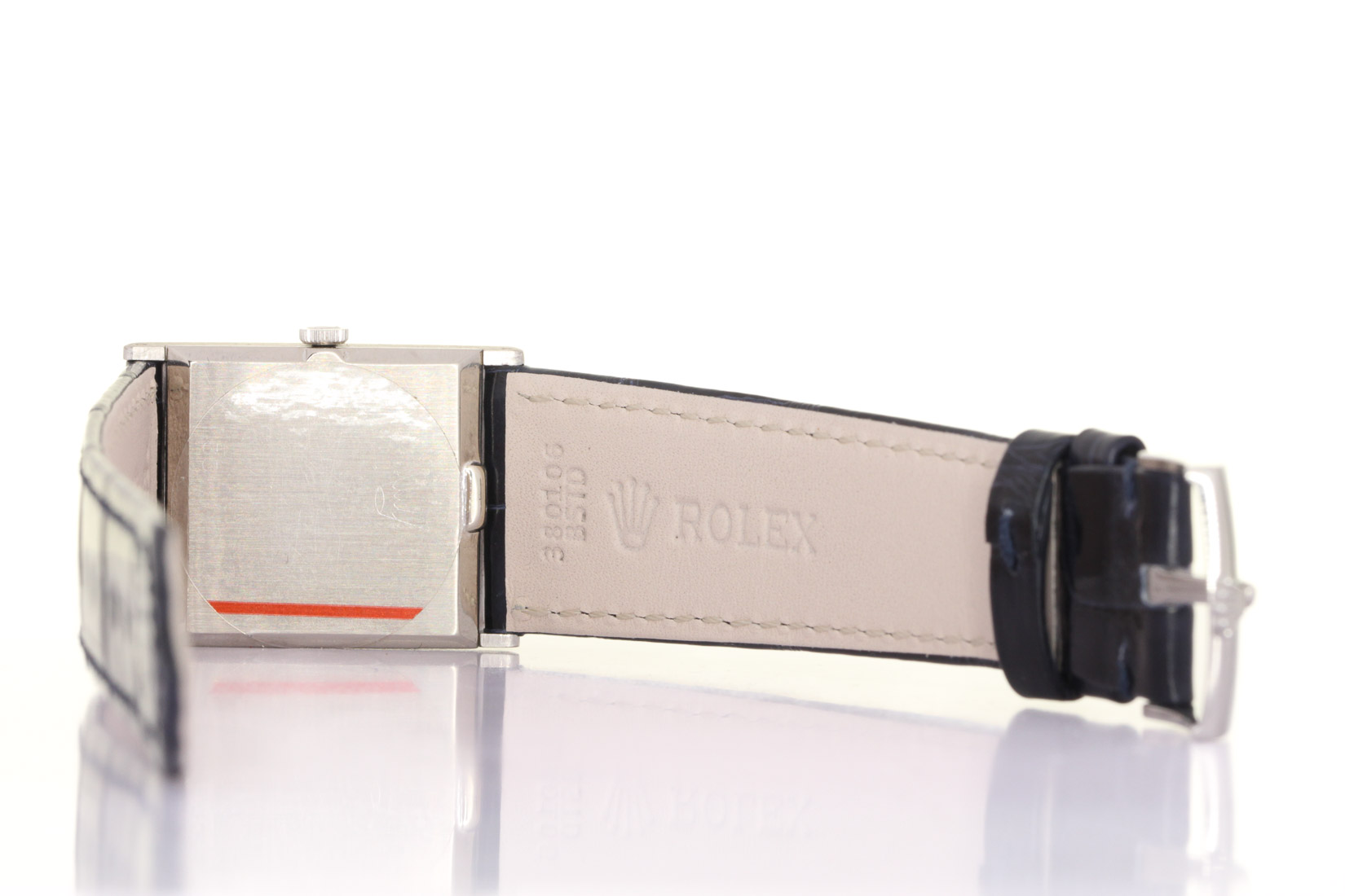 Rolex Cellini ref:4014 - white gold 18kt - brand new Rolex alligator strap - Rolex service 01/2027