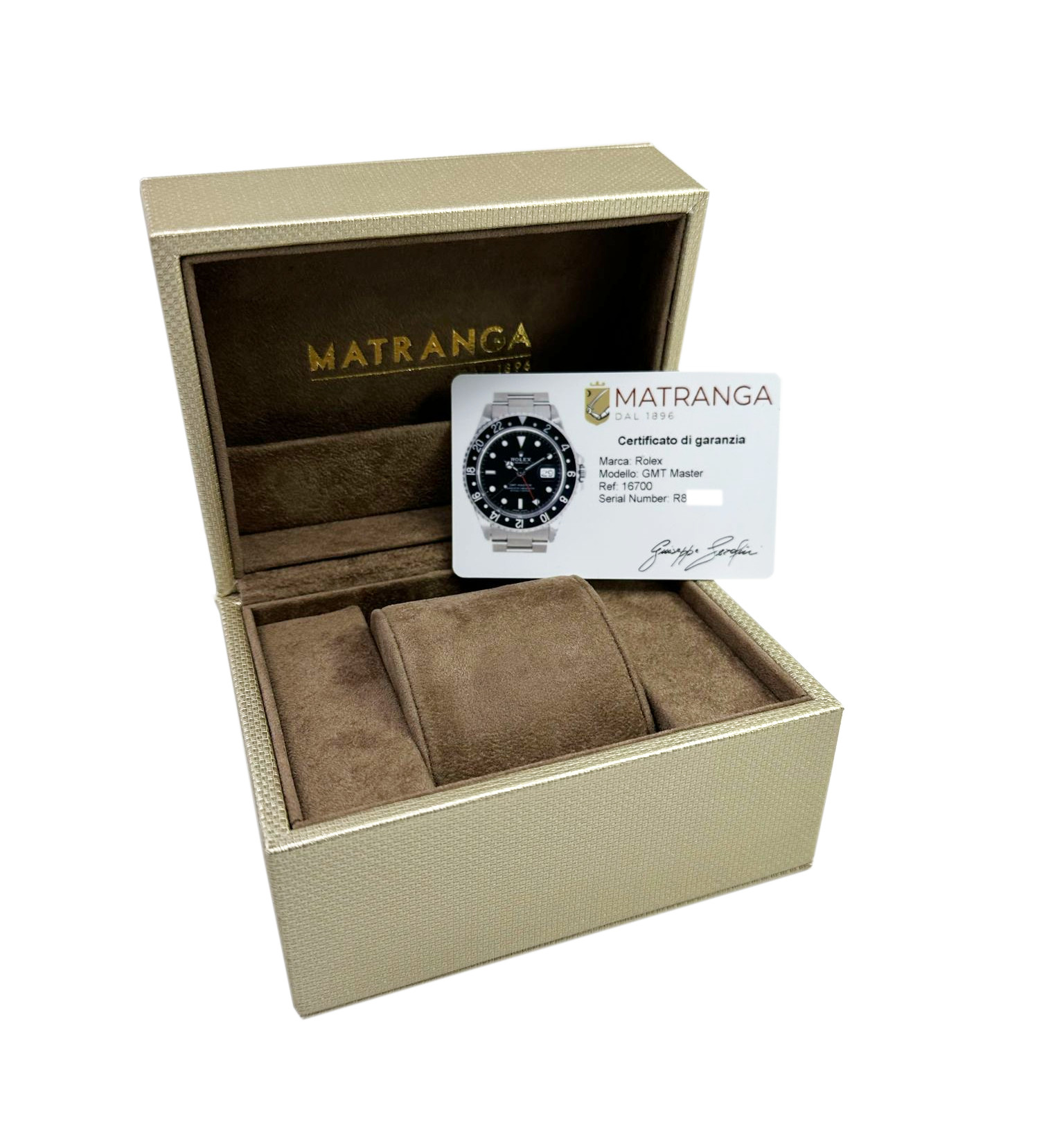 Rolex GMT Master ref:16700, Oyster Steel, Rolex Service Card 5/2027, Rolex Service Box - Approx 1987