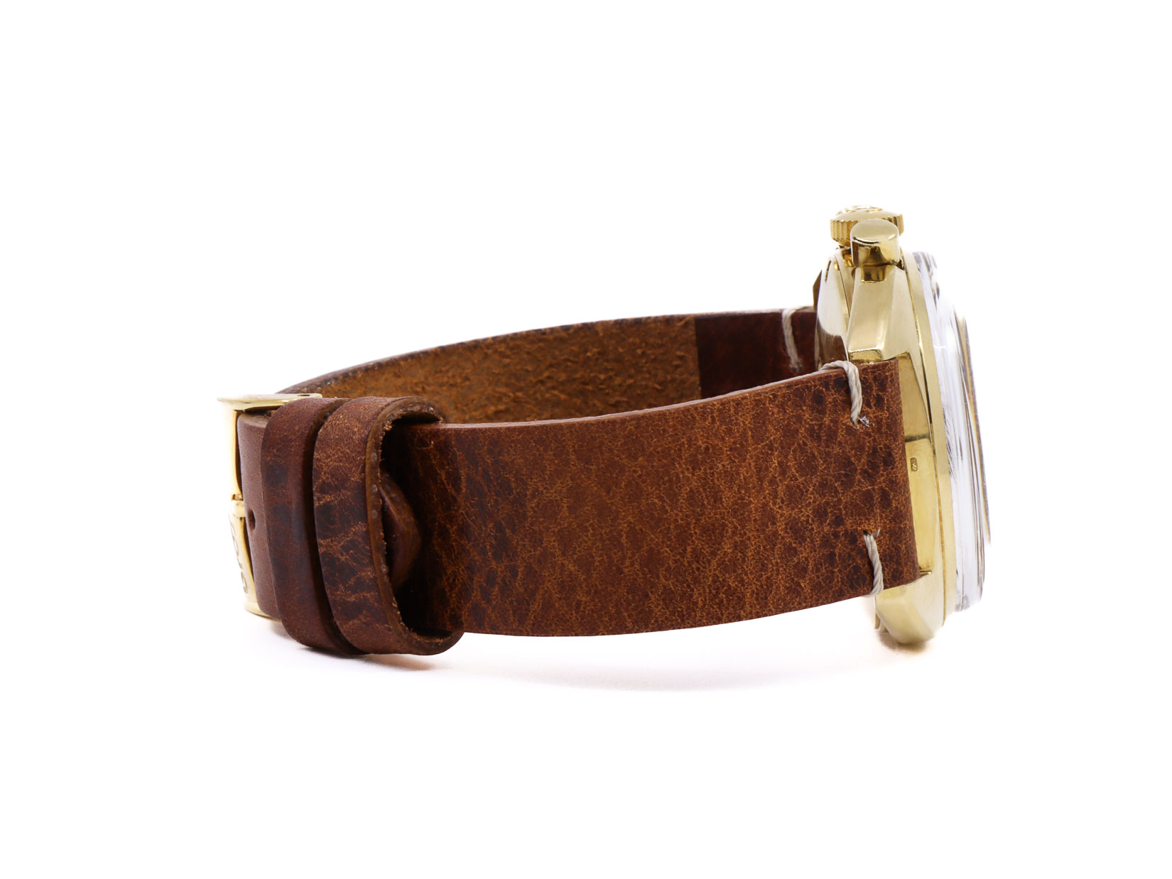 Omega SeaMaster Chrono, 18kt gold, leather Bracelet, diam. 38 MM, calibre 861, Our Box and 2 years warranty 