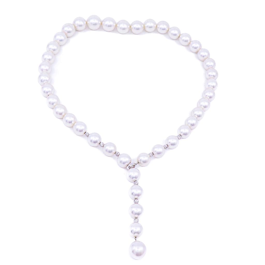 Collana perle australiane e oro 18kt