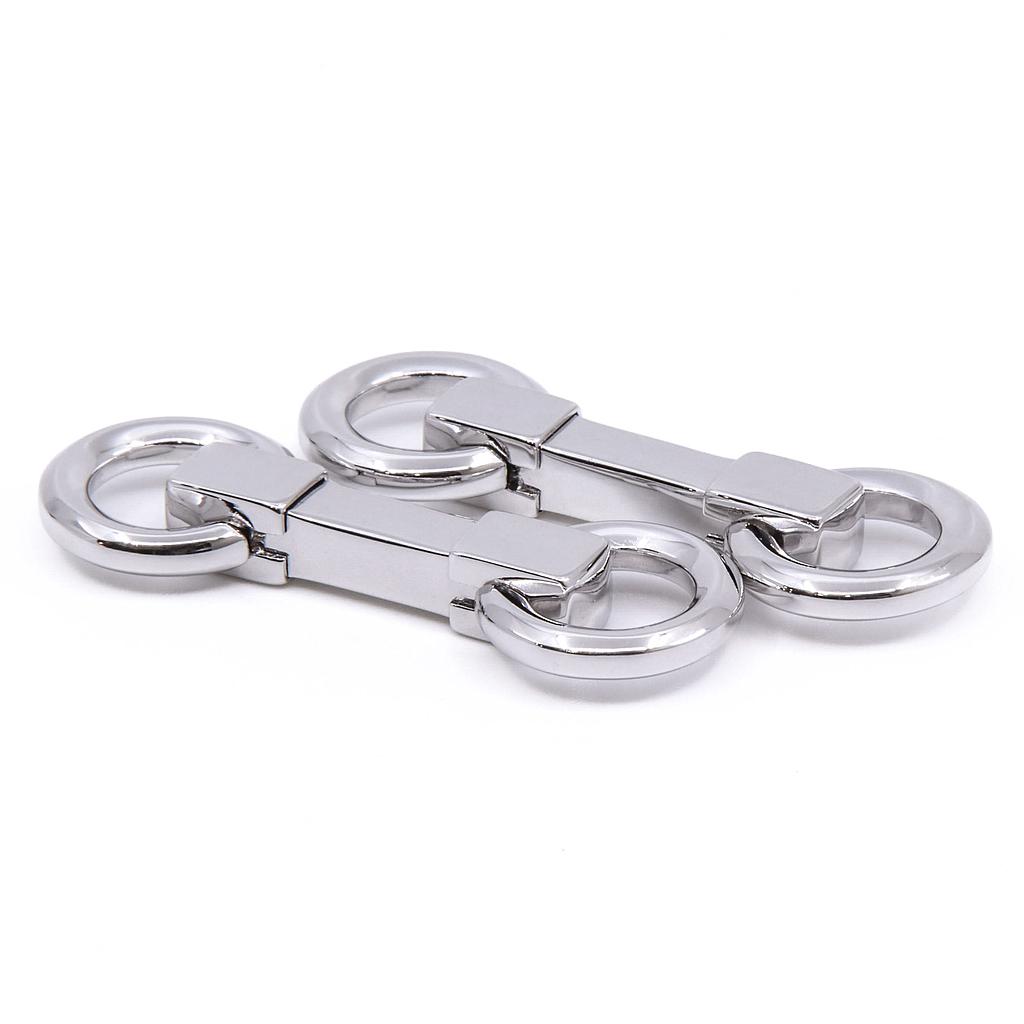 Gemelli: Oro bianco 18kt. peso totale 14,2gr.