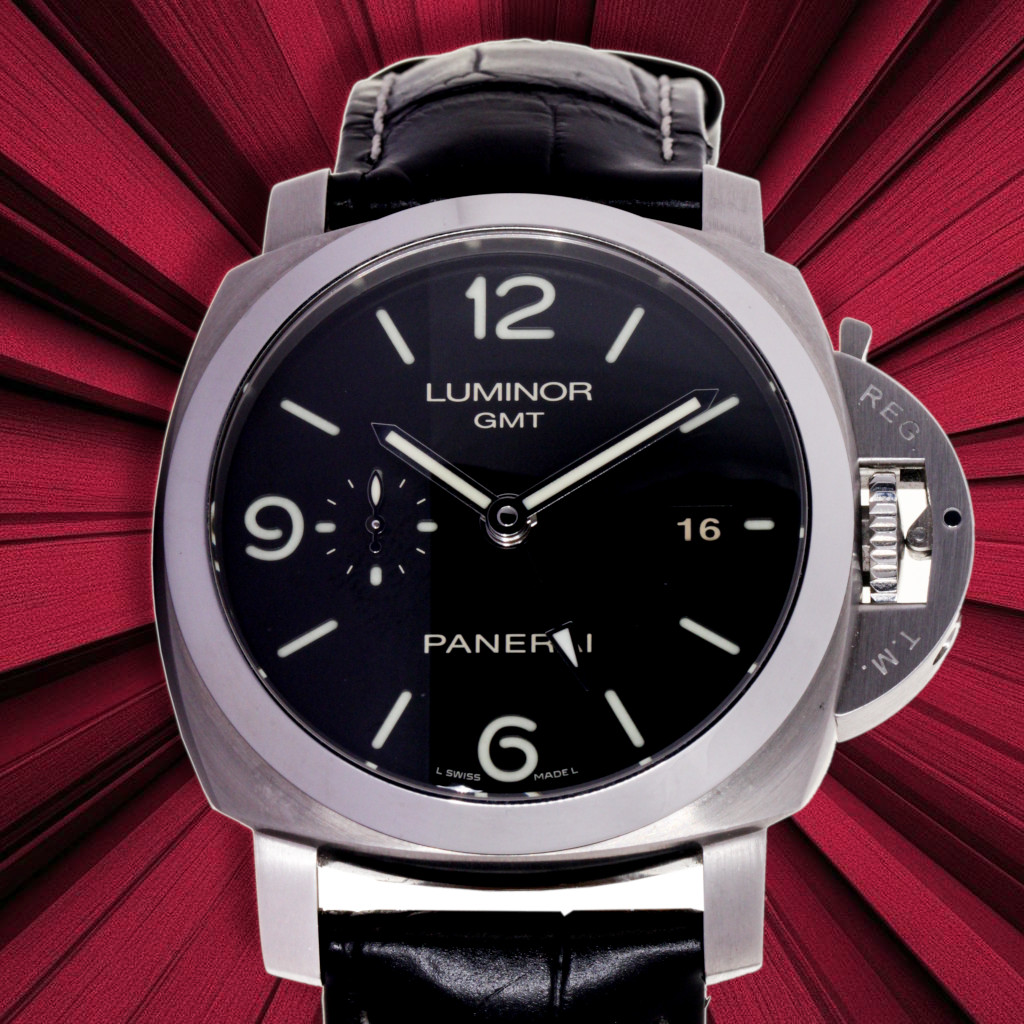 Panerai Luminor 1950 3 Days GMT ref:PAM00320 - Automatic , Panerai Box & Papers, 1/2017