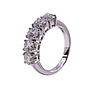 Anello Veretta con 5 brillanti ct. 2.35 - GR.12,07 (modif. a 5.10) ct 2.35 H VVS2 F VS1 G VS2 E VS2 D VS2 cert igi)