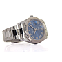ROLEX 116334 Datejust, 18kt White gold & Oyster Steel Brac. Blu Roman, 6-24