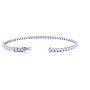 Bracciale tennis con brillanti di carati 1,93 - Colore F/G - Purezza VVS - Collezione Favignana - oro bianco 18Kt gr 8,40