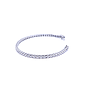 Bracciale tennis con brillanti di carati 0,87 - Colore F/G - Purezza VVS - Collezione Levanzo - oro bianco 18Kt gr7,00
