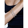 Bracciale tennis Salvini in oro bianco 18 kt. con brillanti