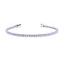 Bracciale tennis con brillanti di carati 1,22 - Colore F/G - Purezza VVS - Collezione Levanzo - oro bianco 18Kt gr7,00