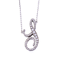 Collana lettera S - Oro 18kt 7,70gr. con brillanti