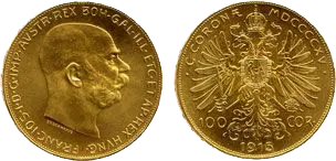 Acquisto e vendita monete d'oro 100 corone austria compro oro palermo Acquisto e vendita monete d'oro 100 corone austria compro oro palermo