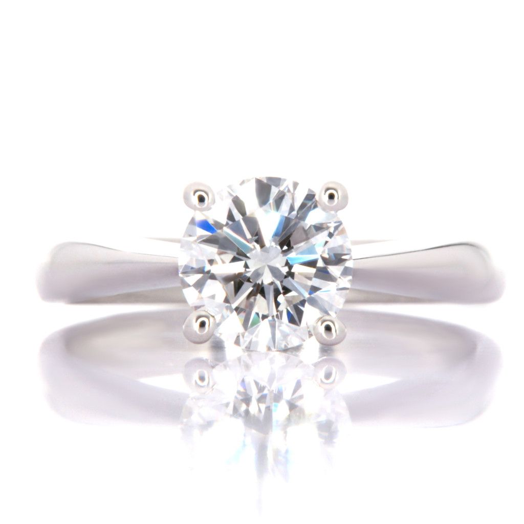 Collezione Filicudi Solitario in oro bianco 18Kt gr ≃4,00