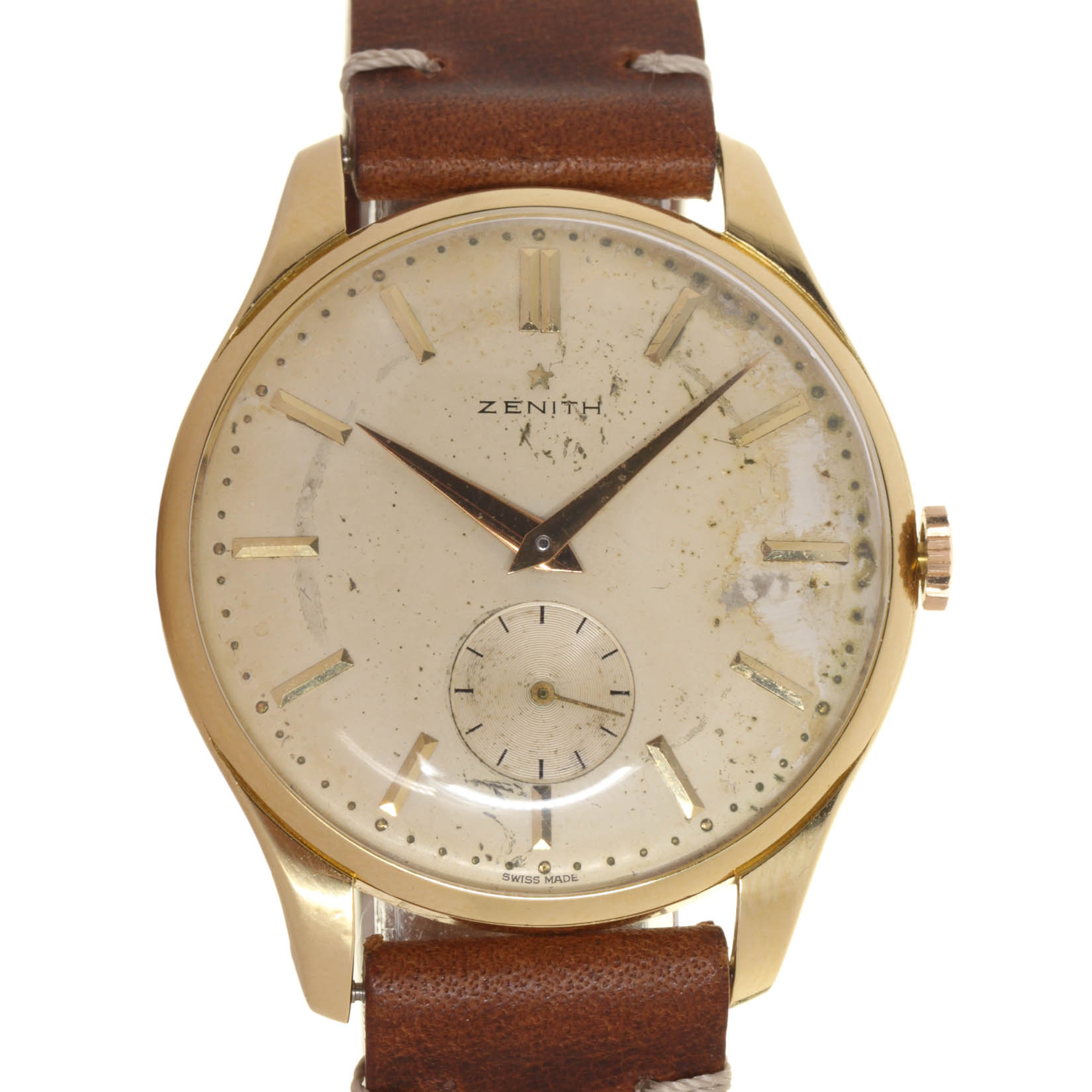 Orologio Zenith Stellino, cassa in oro 18kt gr. 12,3 ad euro 52 grammo 