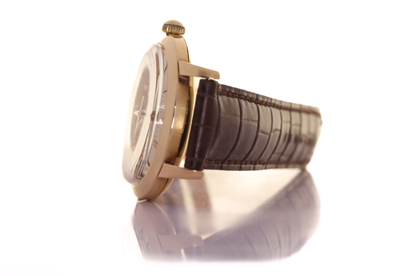 Zenith in oro 18 kt  con cint. Pelle s.n. 536710