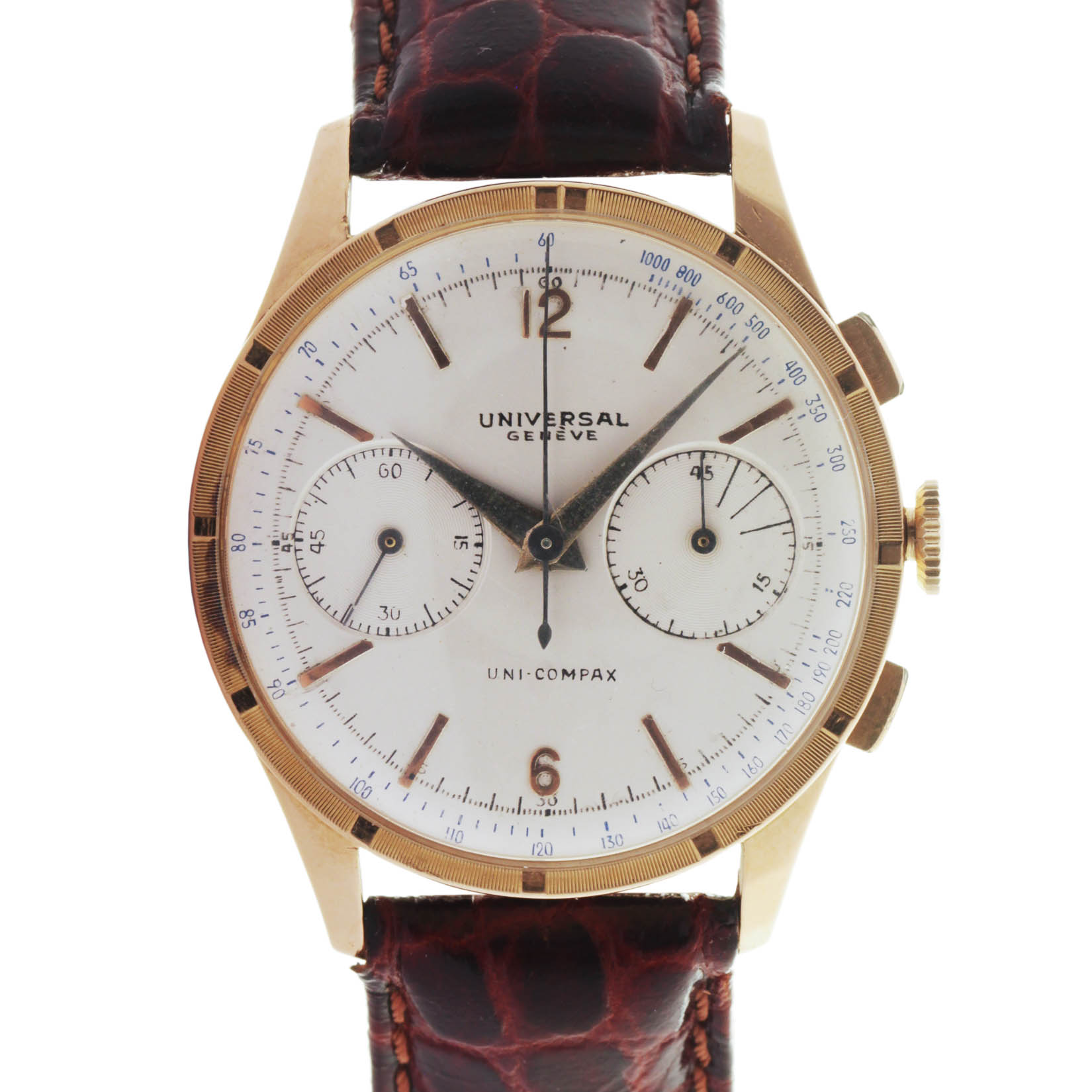 Universal Geneve, 18kt Jellow Gold, Chronograph unicompax
