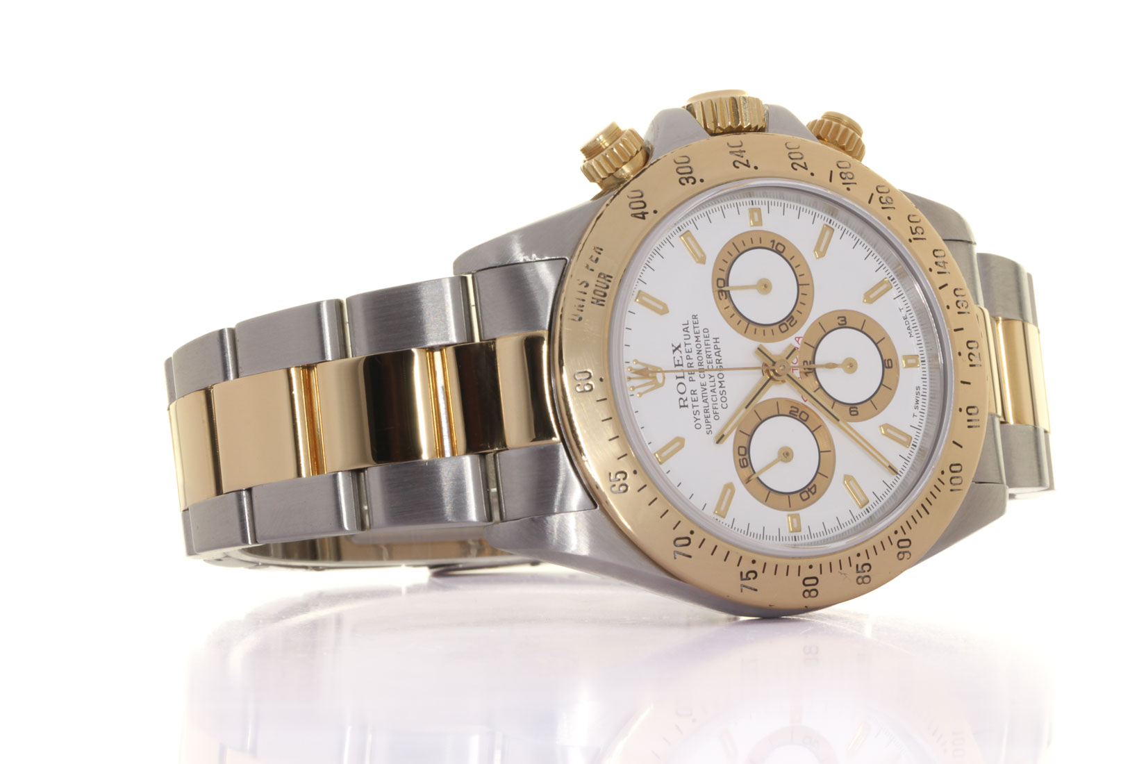 Rolex 16523 Daytona, 18kt Rolesor Jellow gold and steel, 1998, Our Papers Rolex Box