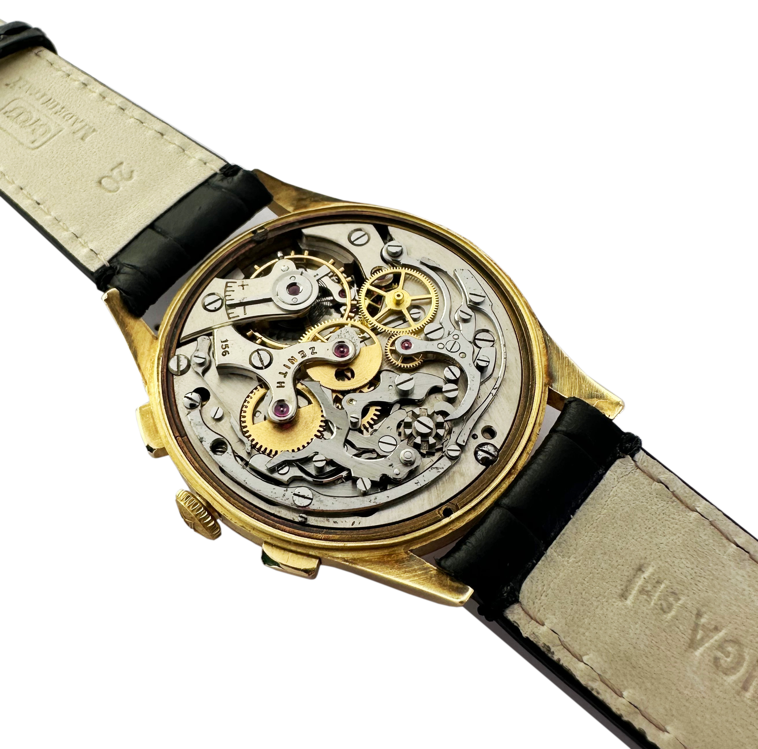 Zenith Chrono 18Kt Yellow gold - ref:16518 - our box and papers