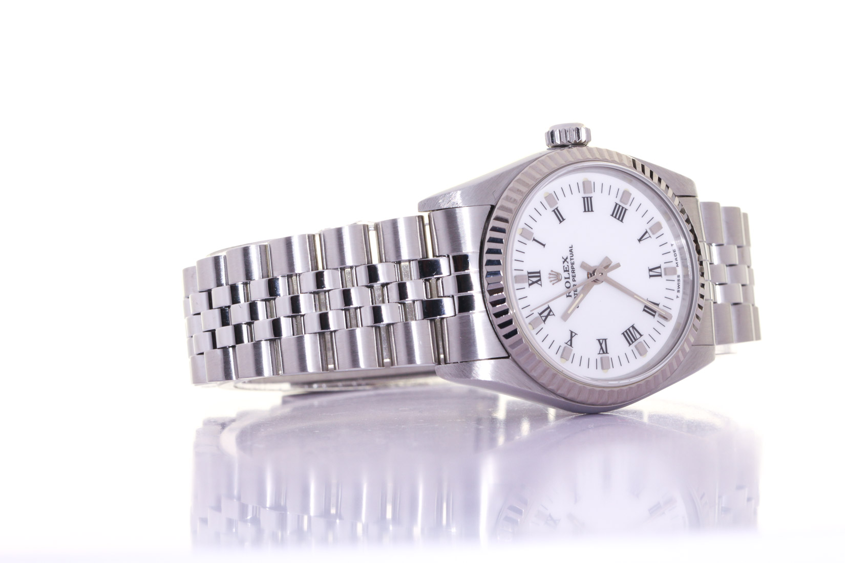 ROLEX O.P. ref:67514 - ROLESOR 18KT GOLD Bezel & STEEL, Rolex Box & Service