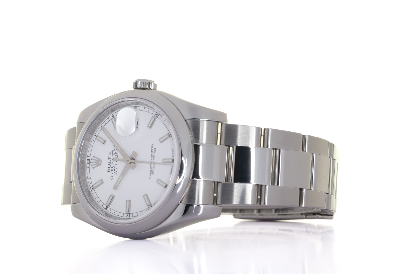 ROLEX 116200 DATEJUST, OYSTER STEEL, 36MM, ROLEX BOX & PAPERS, 03/2008