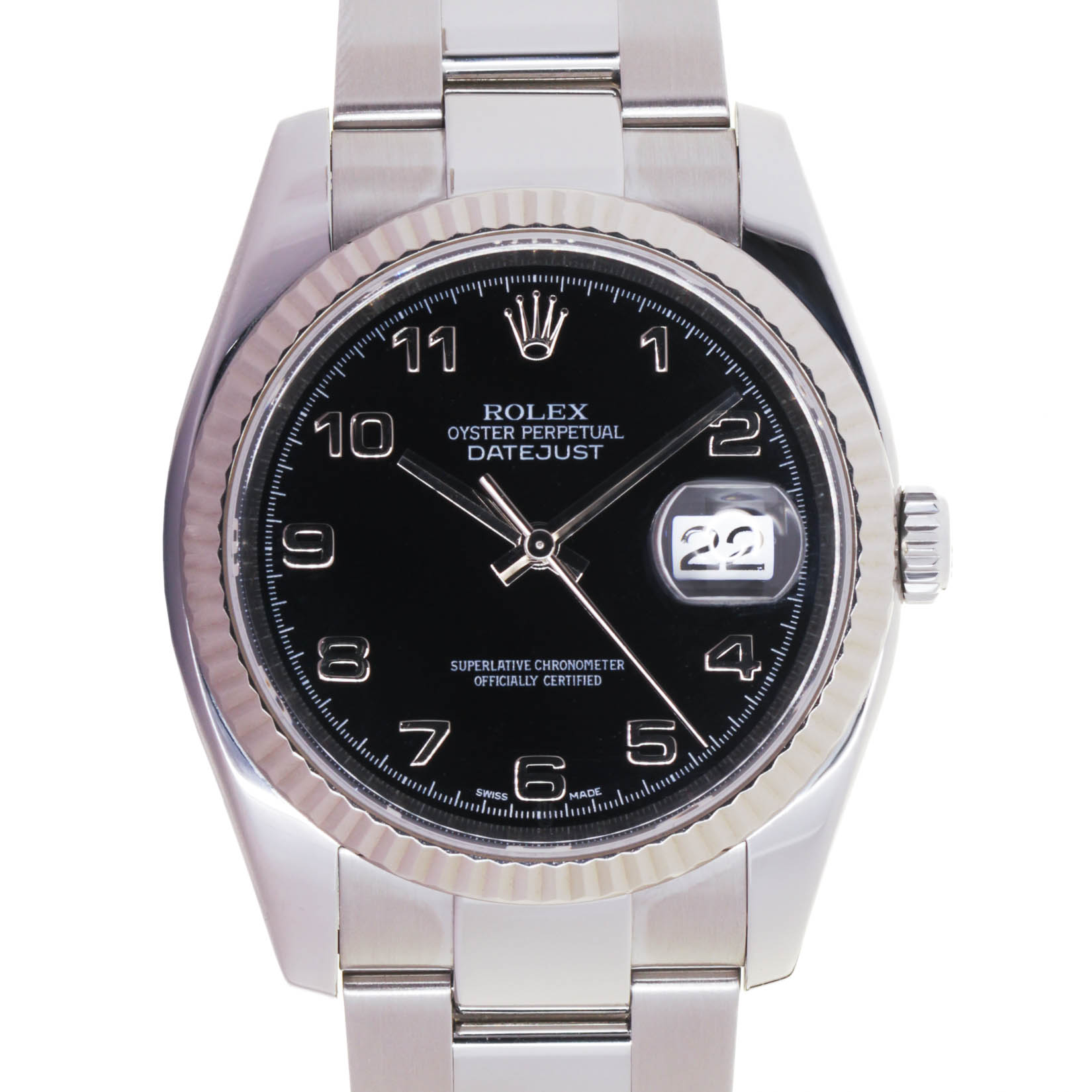 Rolex  36 mm modello 116234 (5/2010)  seriale V572386 con scatola e garanzia