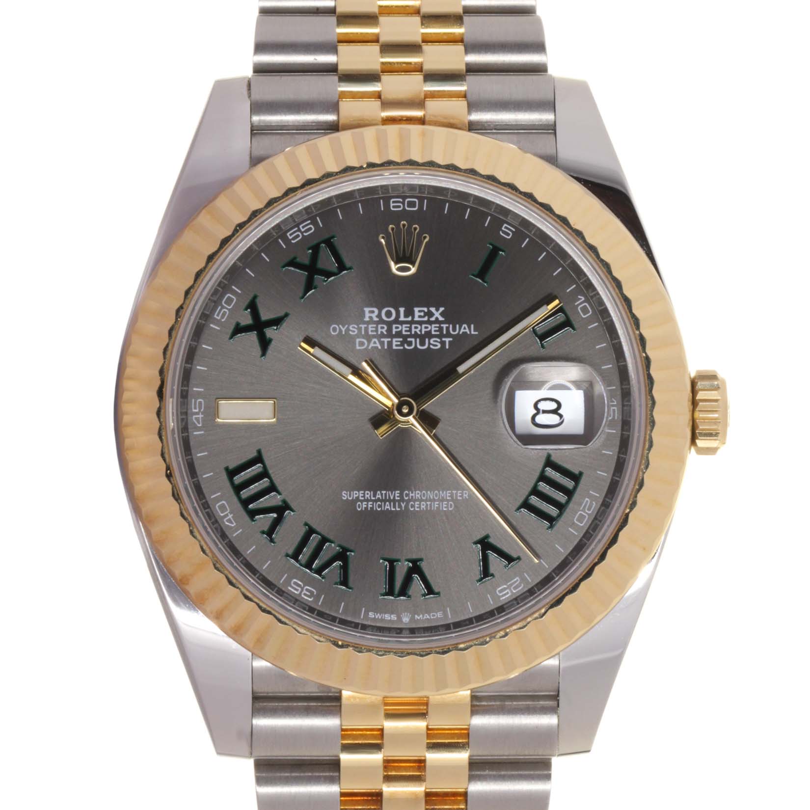 Rolex Datejust 41mm Wimbledon ref:126333 Full Set 11/2019