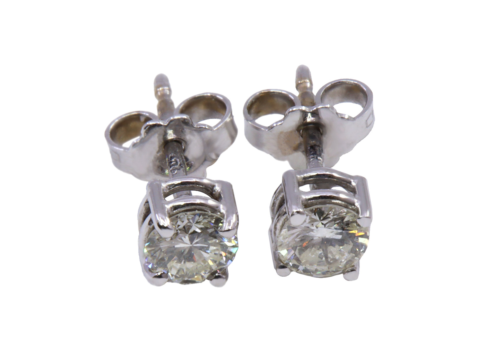 Orecchini - Brillanti 0,71ct totali, J-VS1 oro 18kt. peso totale 1,40 gr
