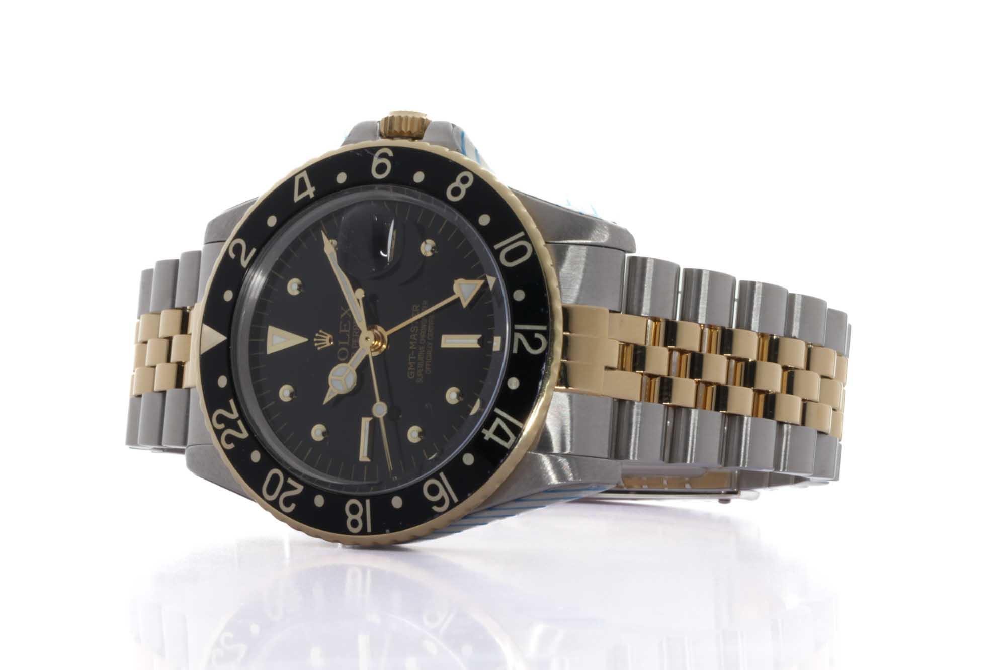 Rolex GMT-Master Jubilee Rolesor - Ref.1675 - Ser. 273x - Anno 1971 - Rolex Int. Service Guarantee & Box