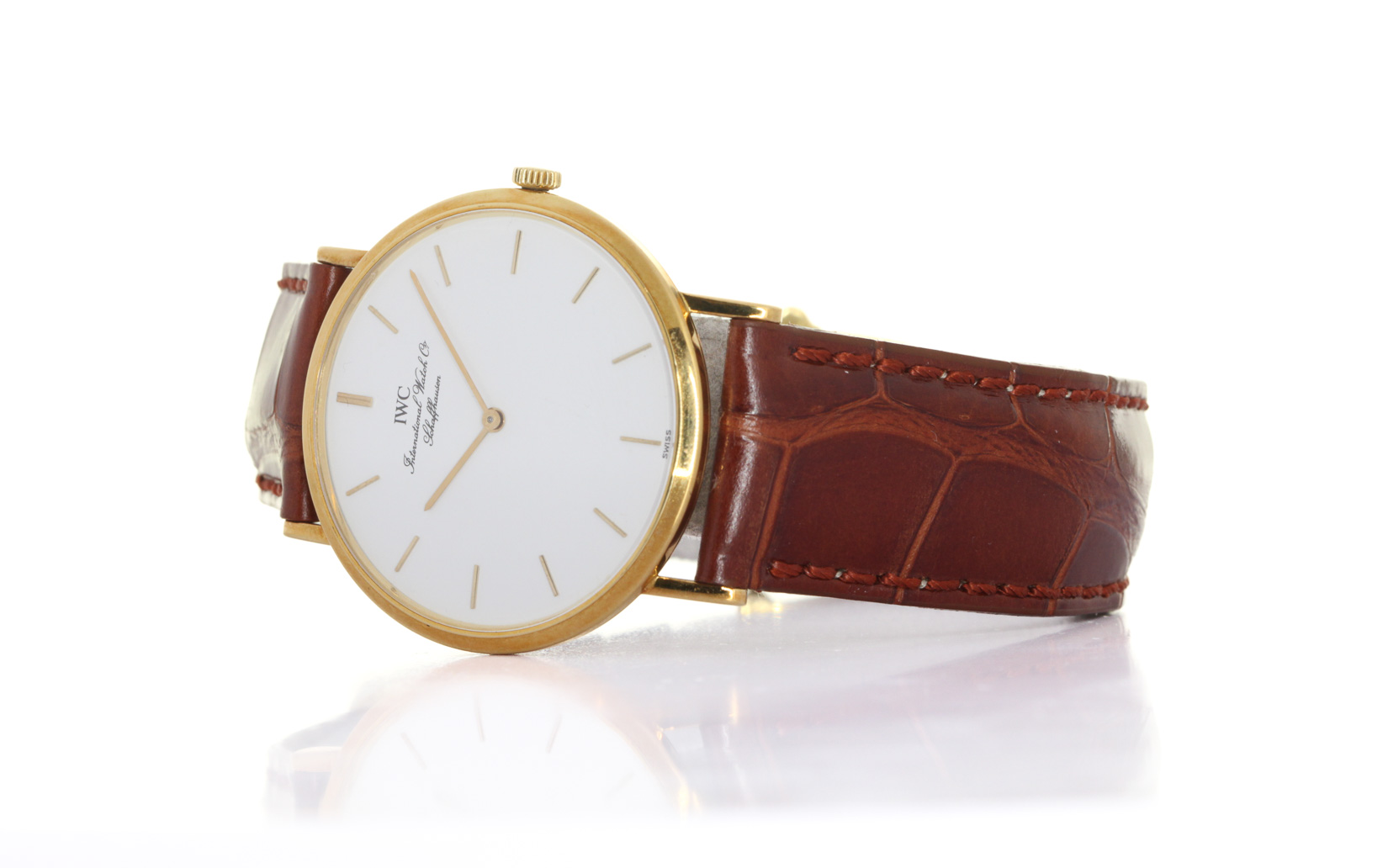 IWC Cassa in oro 18 kt. cinturino pelle N° Movimento 2574773