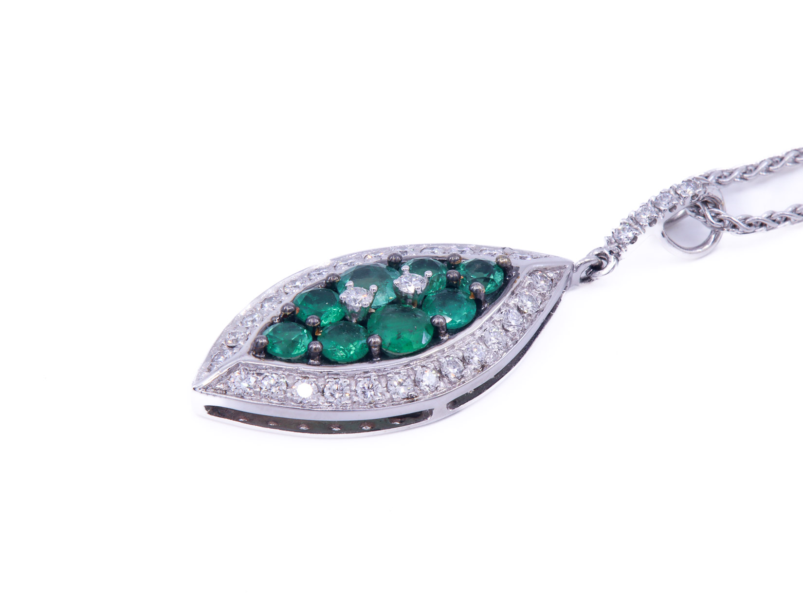 Pend. Con brill e smeraldi 0