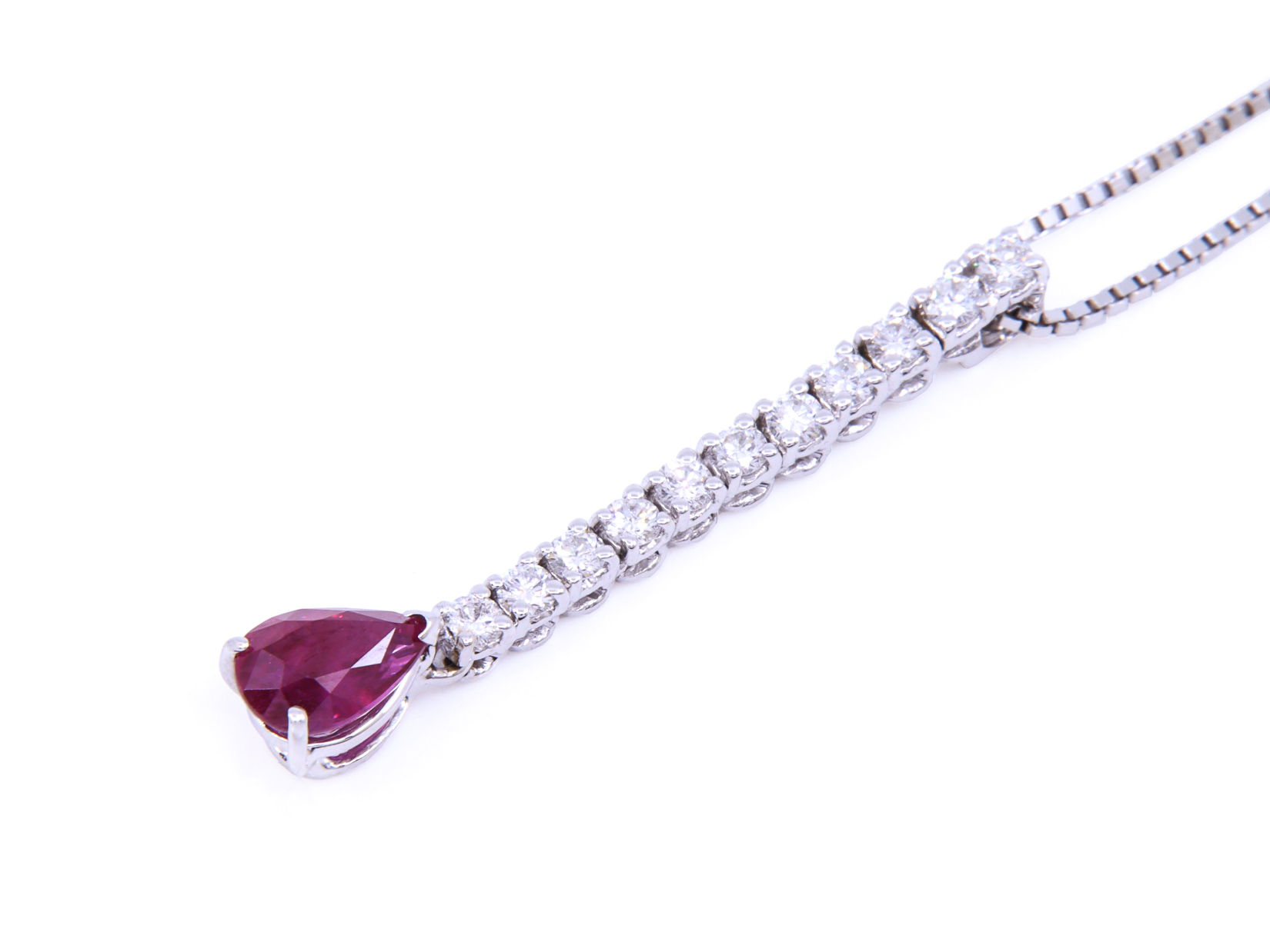 Pend. A goccia con rub e brill 0