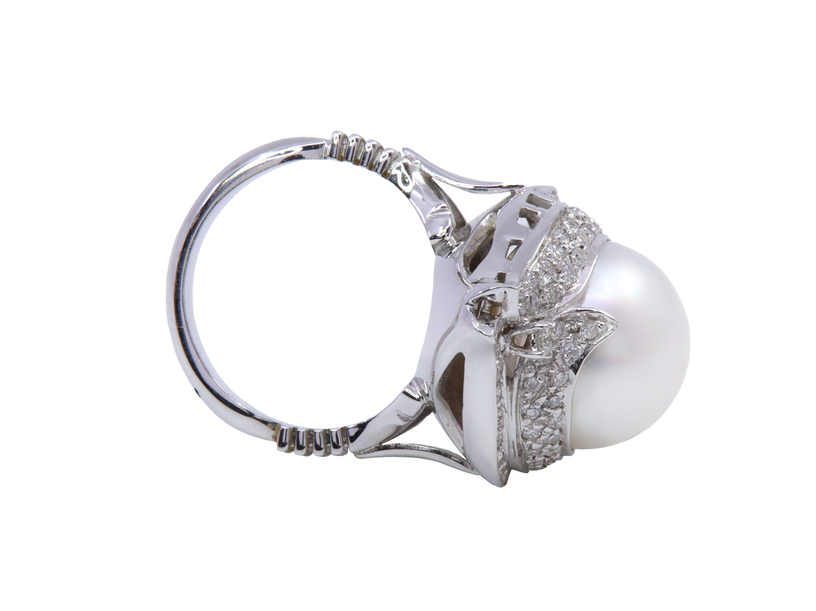 ANELLO PERLA E BRILLS  ,8