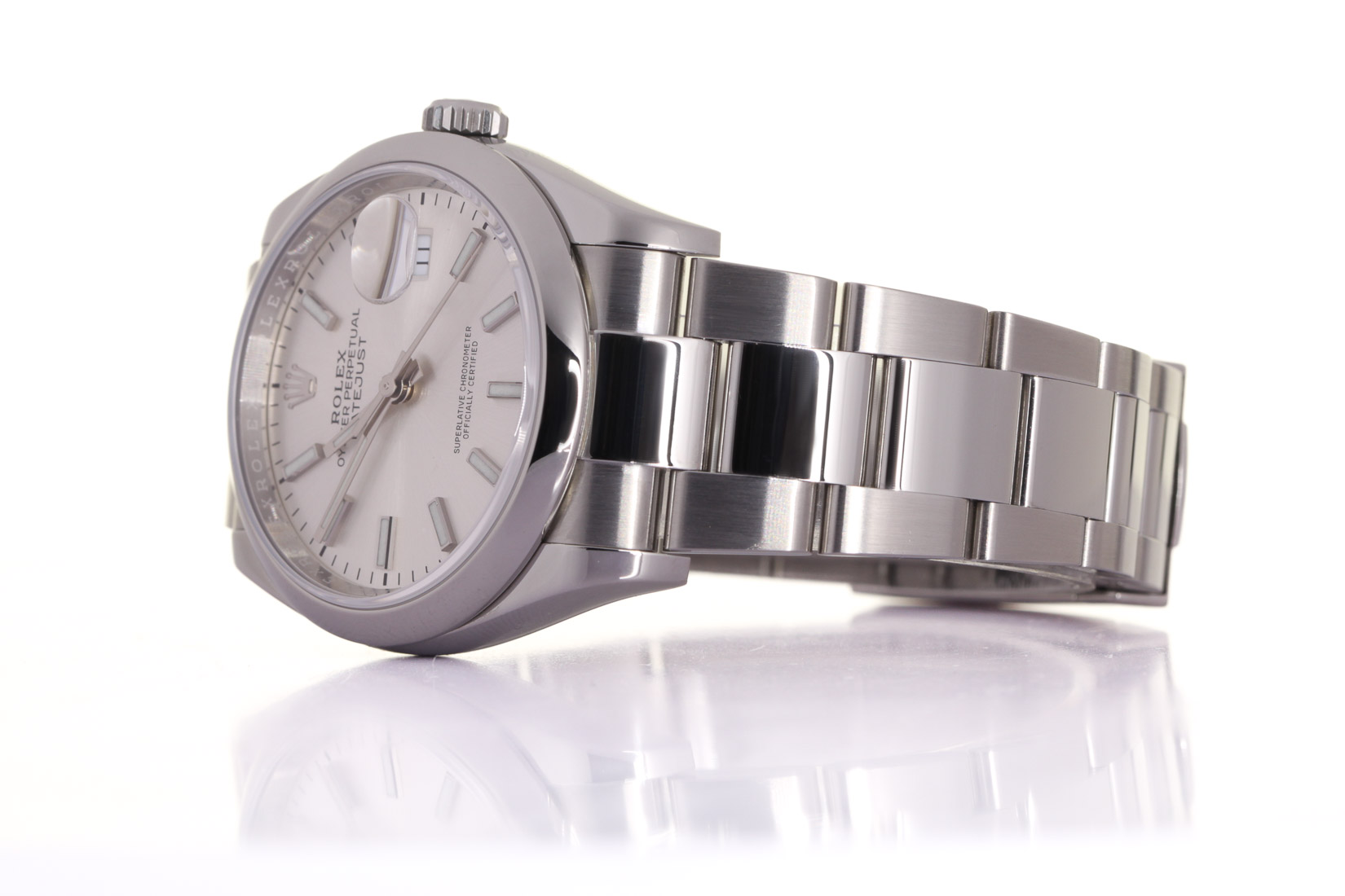 Rolex Datejust Acciaio ref:126200, Oyster 36 mm, Rolex Box, Papers & Service