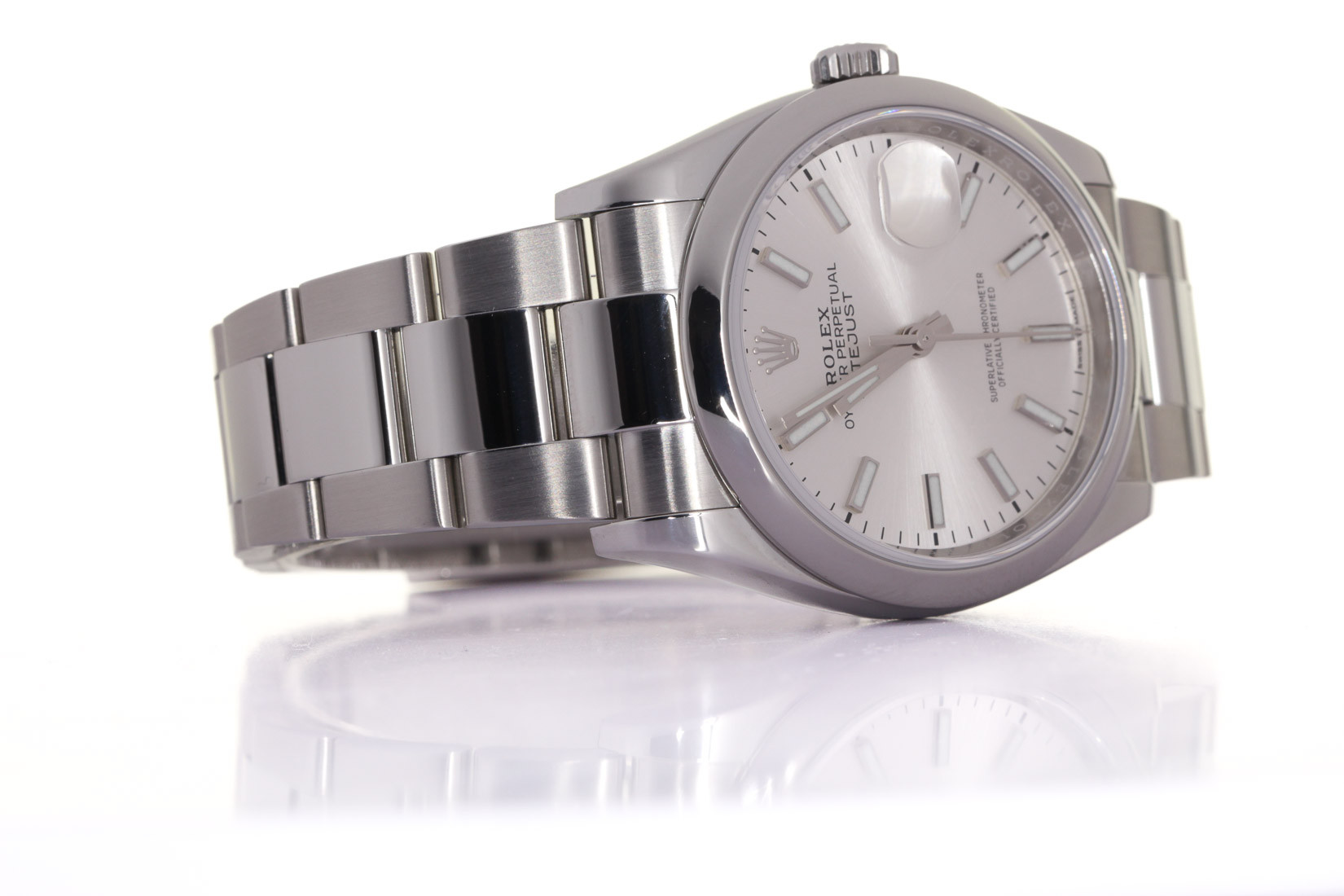 Rolex Datejust Acciaio ref:126200, Oyster 36 mm, Rolex Box, Papers & Service