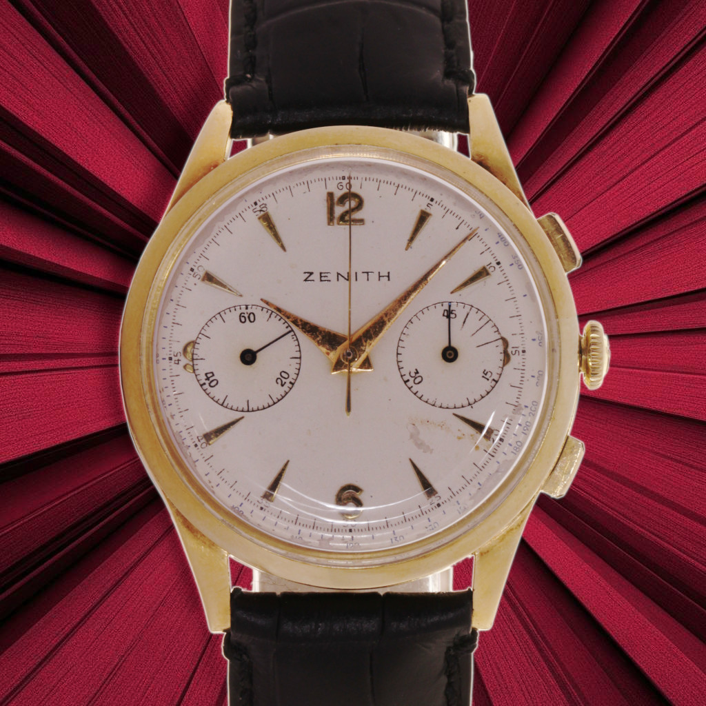 Zenith Chrono 18Kt Yellow gold - ref:16518 - our box and papers