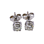 Orecchini - Brillanti 0,71ct totali, J-VS1 oro 18kt. peso totale 1,40 gr
