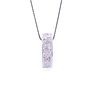 Collana pendente - Brillanti 1,3ct. G-VS, Oro 18kt, peso totale 6gr