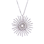 Collana Sole - Brillanti 1,68ct. G-VS1,oro 18kt. peso totale 10,6gr