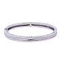 Bracciale Bulgari in oro bianco 18kt. di gr. 30,2 con diamanti - modello: BR857483