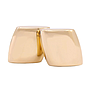 Orecchini clip Vhernier plateau - Oro 18kt, peso totale 20,80gr